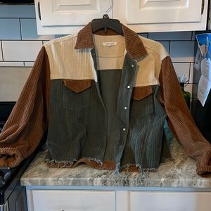 12th Tribe Multicolor Corduroy Jacket